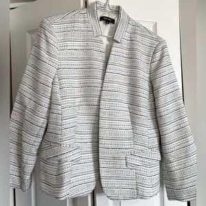 Nine West White and Black Blazer size 14